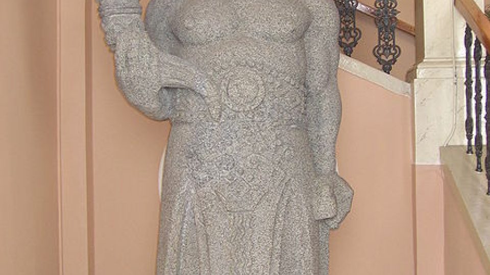 Originál sochy boha Radegasta