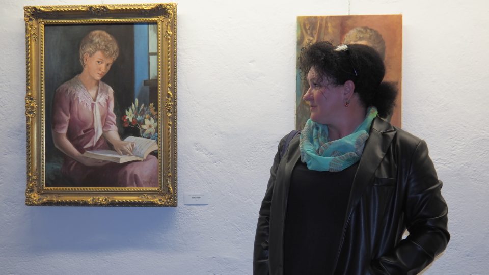 Výstava k výročí narození Jana Floriana, Telč, dcera Karla