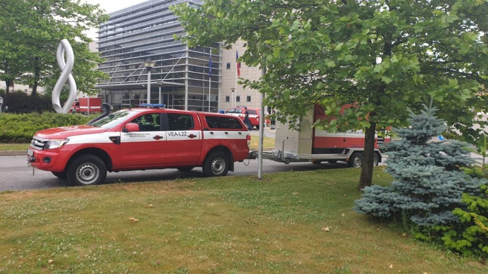 Odjezd hasičů z Vysočiny na pomoc jižní Moravě