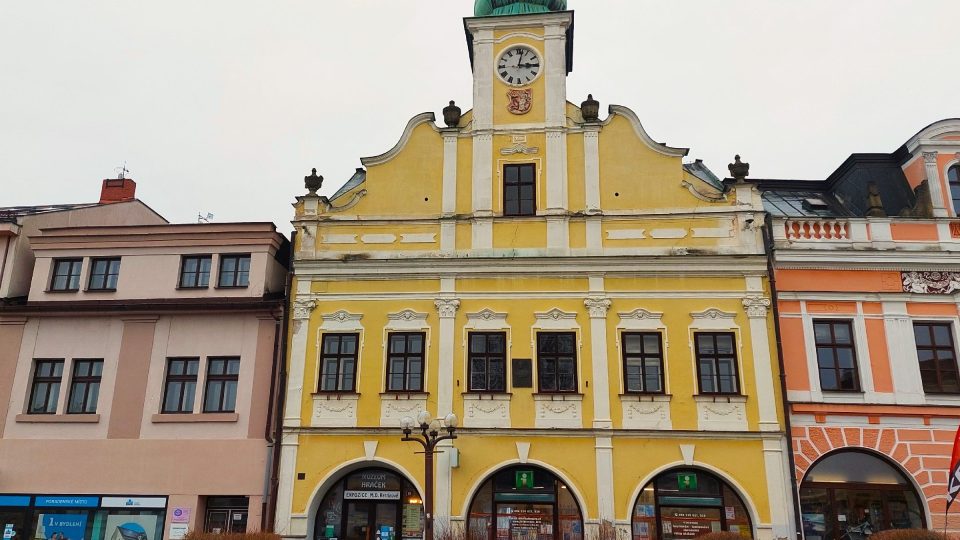 Budova Staré radnice v Rychnově nad Kněžnou, kde žila rodina Rettigova