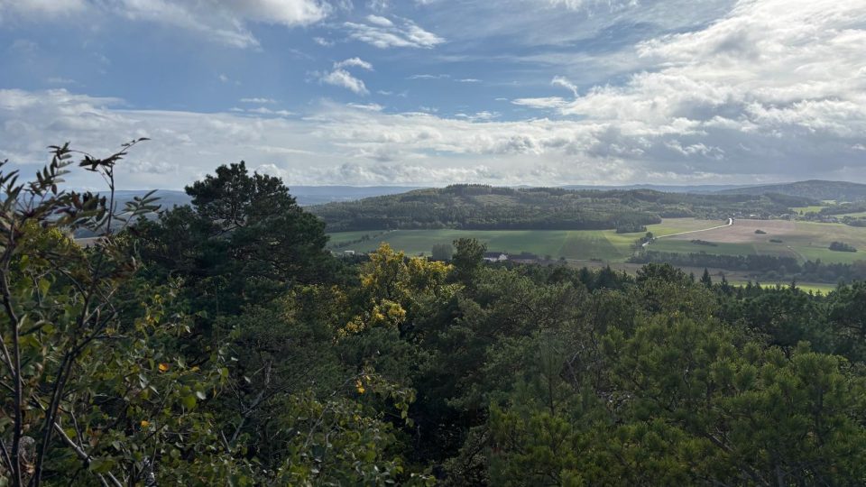 Výhled z Čertovy skály