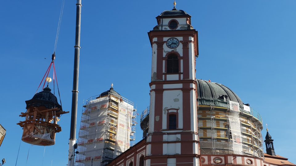 Jaroměřice nad Rokytnou, oprava věže kostela