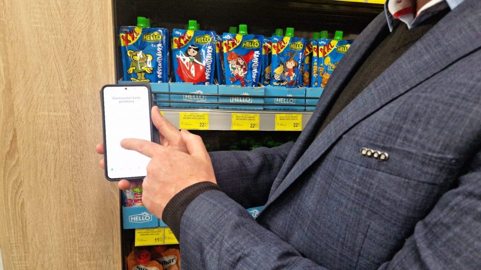 K nákupu v bezobslužném obchodě stačí zákazníkům aplikace DoKapsy, do které se přihlásí přes svou bankovní identitu