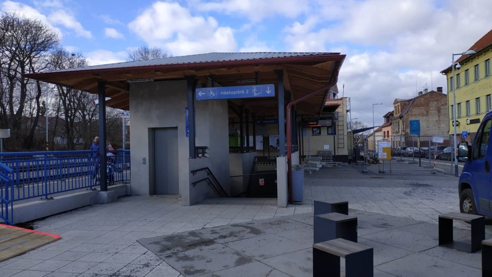 Oprava nádraží v Třebíči