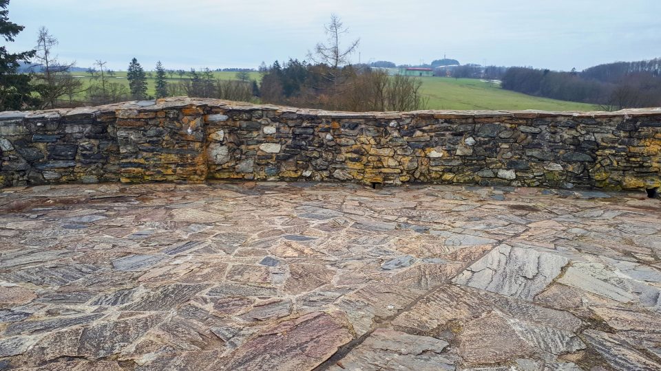 Vyhlídková plošina na vrcholu věže