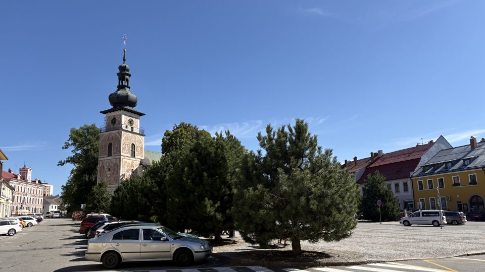 Sgrafita v Novém Městě na Moravě