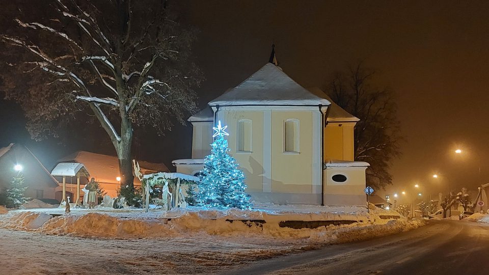 Vánoční strom v Dolní Cerekvi