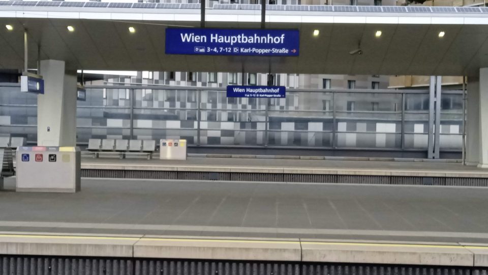 Vídeň, hlavní železniční stanice