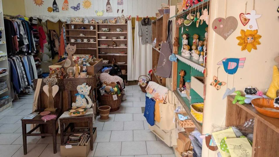 Obchůdek Dobromysl v Kamenici nad Lipou | foto: Dáša Kubíková, Český rozhlas Obchůdek Dobromysl v Kamenici nad Lipou