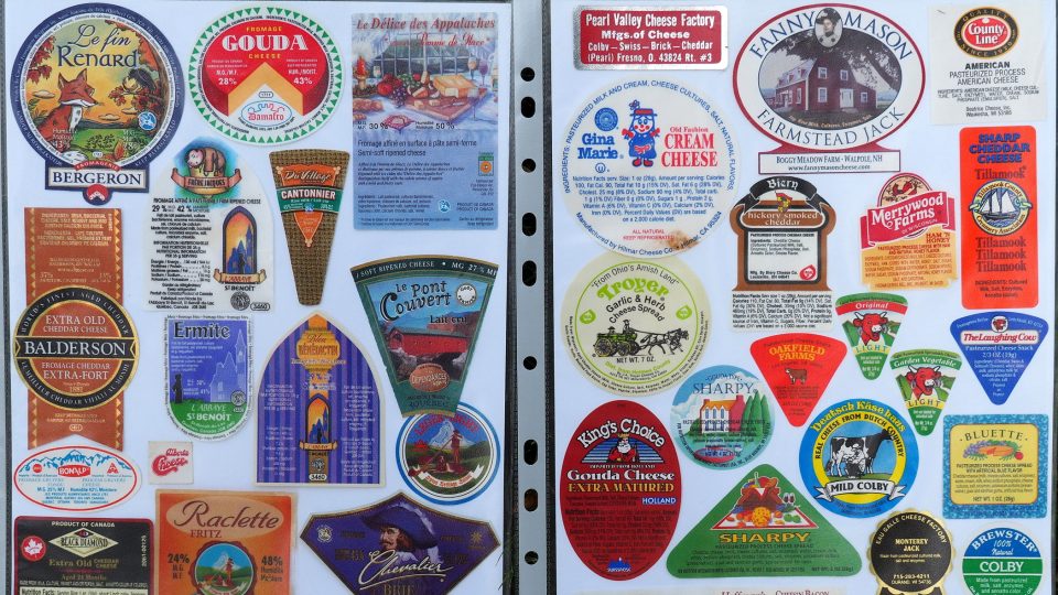 Sbírka sýrových etiket, Jaromír Lebl, Jihlava