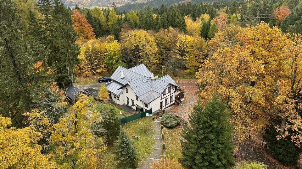 Vrch Háj v podzimních barvách