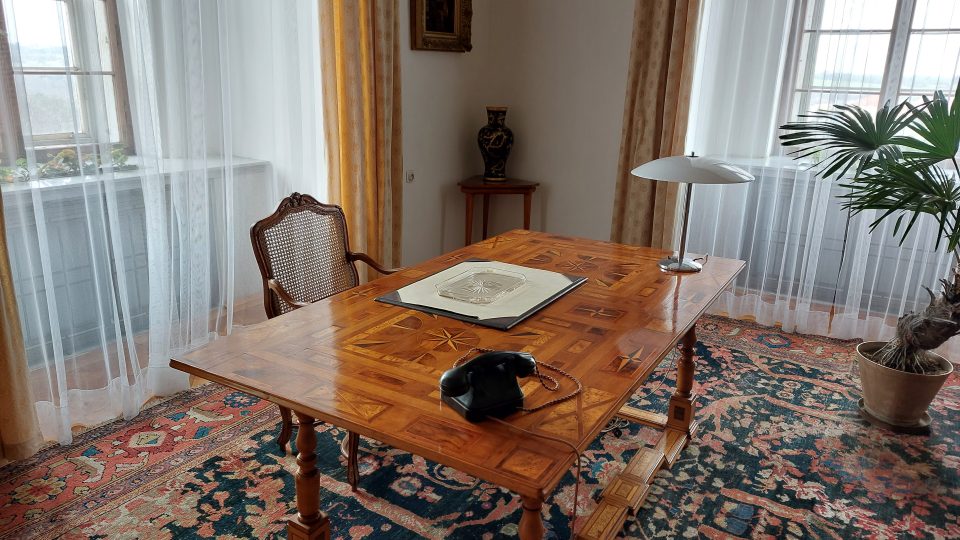Benešovo apartmá na zámku v Náměšti nad Oslavou