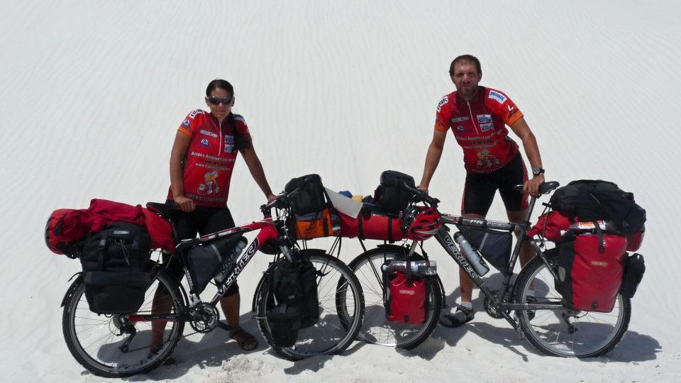 New Mexico - bílá poušť White Sands