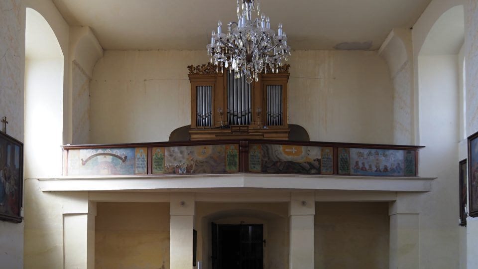 Varhany kostela ve Větrném Jeníkově