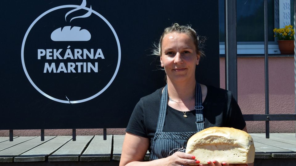 V pekárně Martin toustové chleby připravila Gabriela Sokolíková