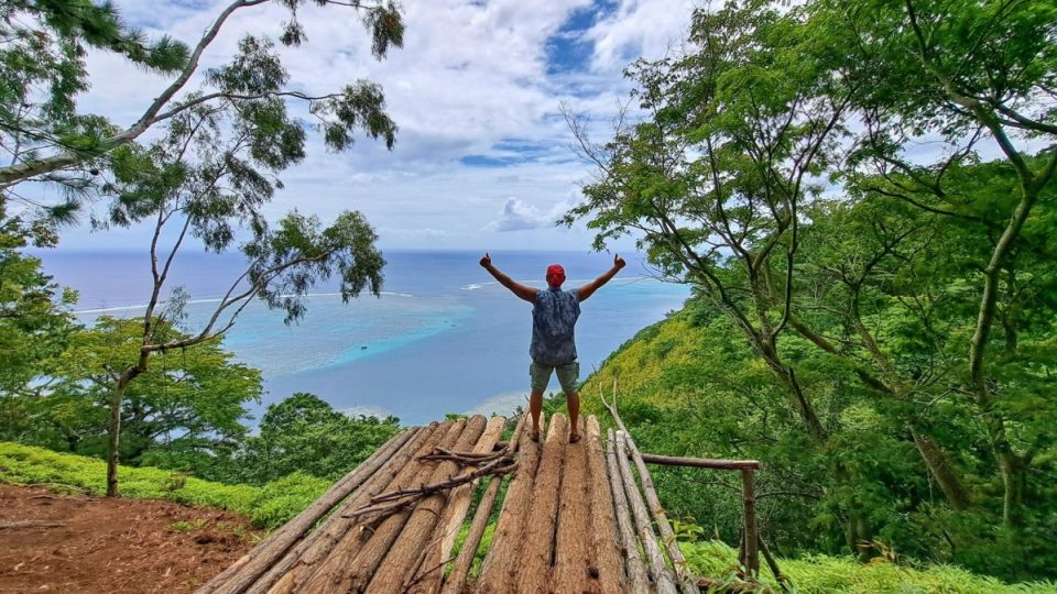 Francouzské Polynésie - Marae Arahurahu je místo, kde původní obyvatelé ostrova uctívali bohy a bylo pro ně posvátným místem
