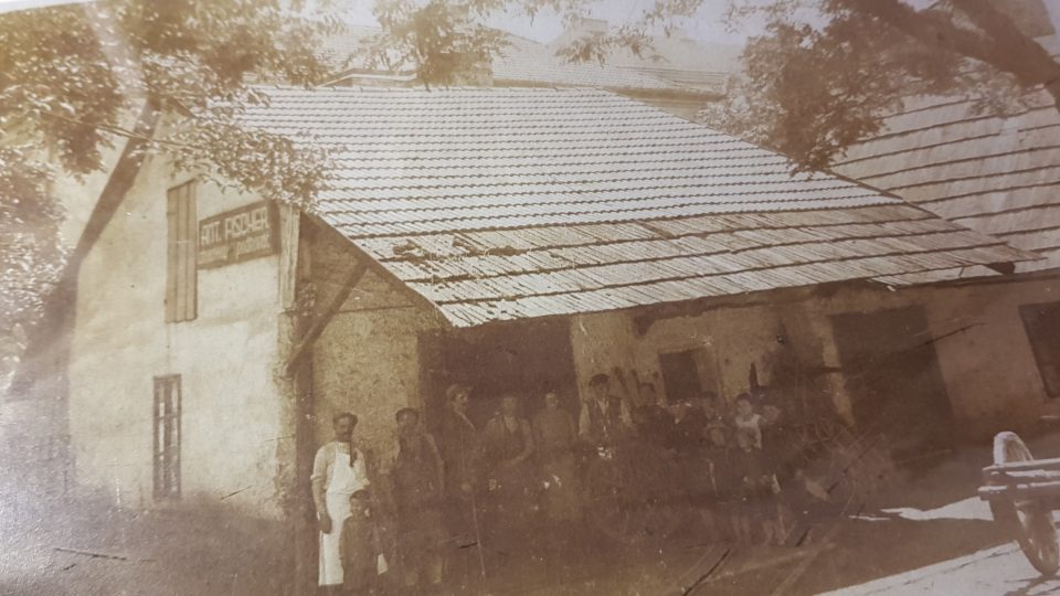 Kovárna rodu Fischerů, Luka nad Jihlavou, původní kovárna v Domažlicích