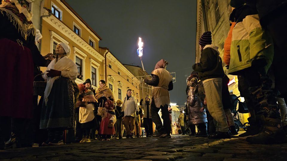 Svatomartinský průvod v Jihlavě