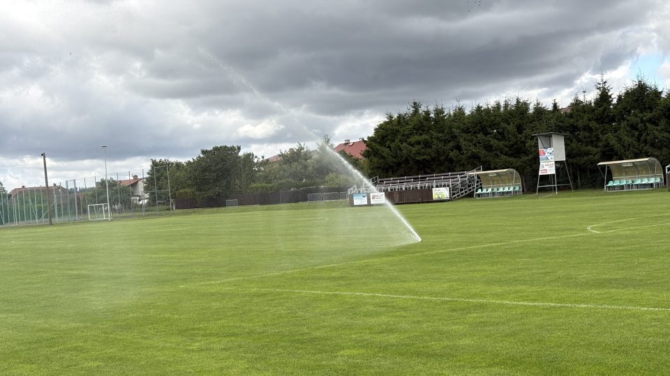 Fotbalové hřiště v Bohdalově