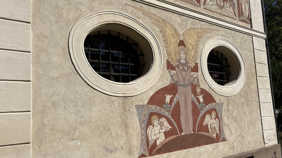 Sgrafita v Novém Městě na Moravě