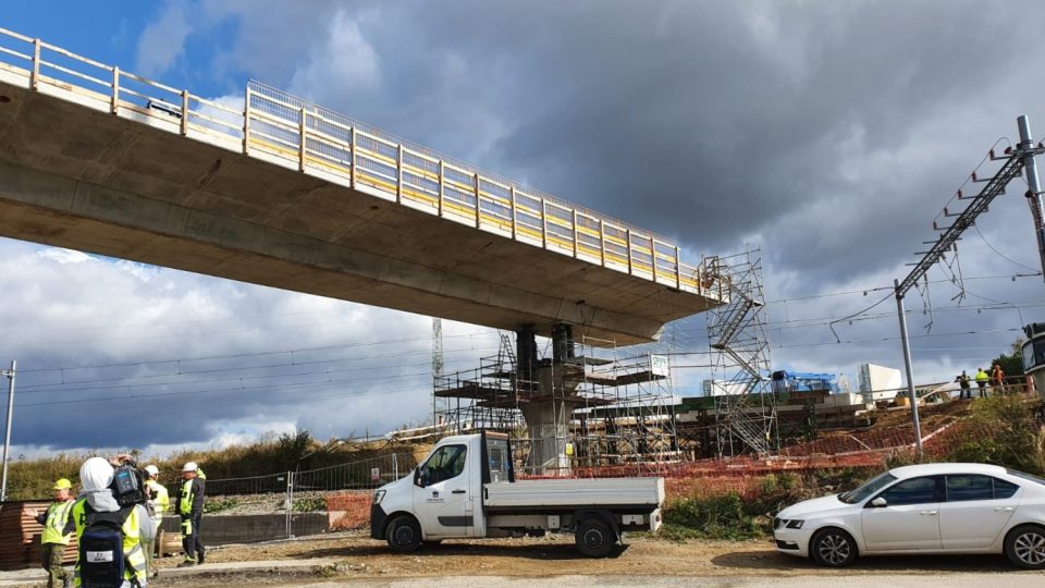 Unikátní konstrukce mostu, obchvat Havlíčkova Brodu