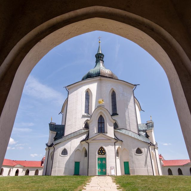 Poutní kostel svatého Jana Nepomuckého na Zelené hoře od Jana Blažeje Santiniho zapsaný na seznamu světového kulturního dědictví UNESCO | foto: Martin Čuřík