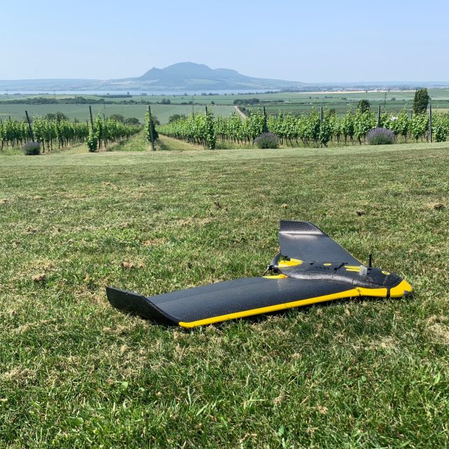Vědci z Mendelovy univerzity v Brně snímkovali vinice se speciálním dronem | foto: Štěpánka Kadlečková