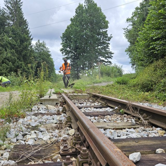 Údržba jindřichohradecké úzkokolejky | foto: Veronika Bartes Vohralíková,  Český rozhlas