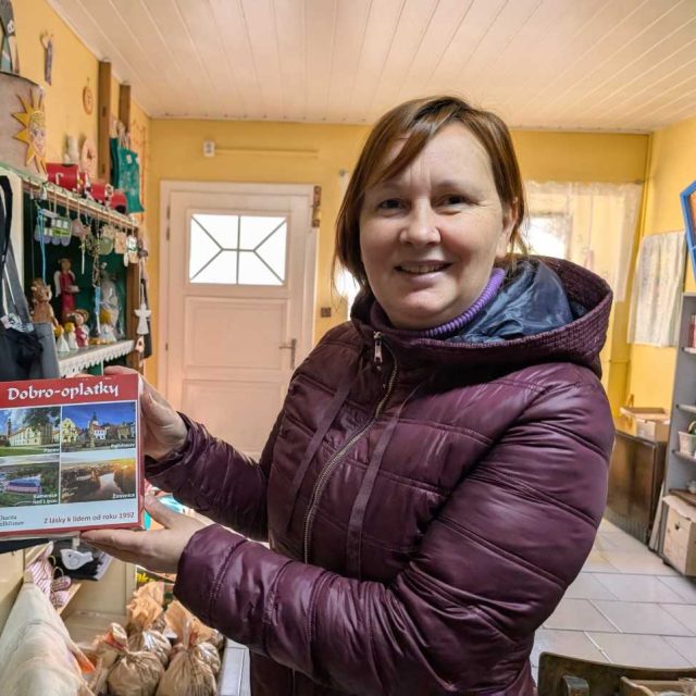 Jitka Koubová z Charity Pelhřimov v Kamenici nad Lipou | foto: Dáša Kubíková,  Český rozhlas