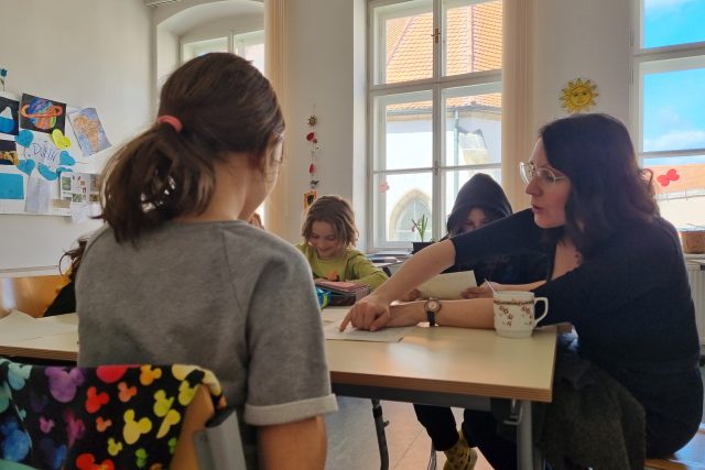 Komunitní škola Vážka v Telči se v prvním školním roce svého fungování dostala do finančních potíží | foto: Daniel Zach,  Český rozhlas