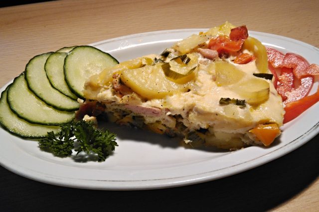 Bramborová tortilla po španělsku | foto: Mirka Kuntzmannová,  Český rozhlas