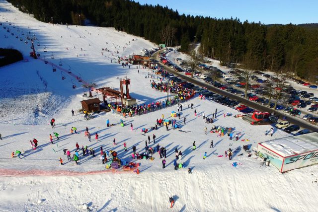 Sjezdovka,  Harusův kopec v Novém Městě na Moravě | foto: Archiv Ski Snowpark,  a.s.