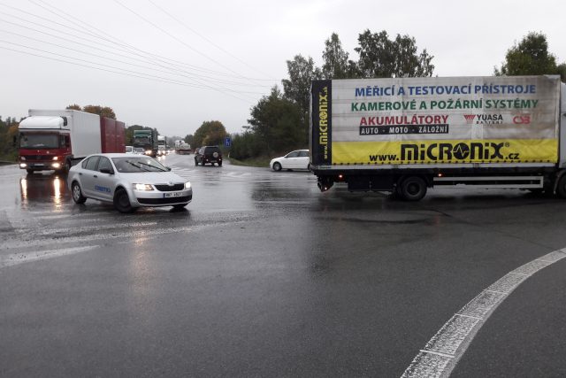 Nehoda kamionu,  Pelhřimov | foto: Daniel Zach,  Český rozhlas