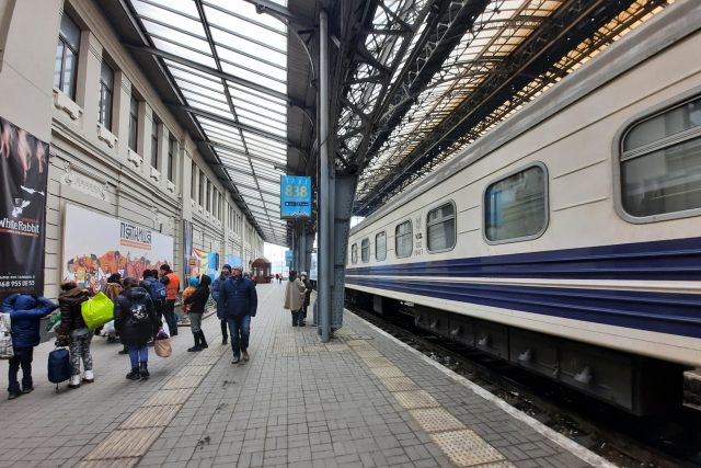 Lvov,  Ukrajina,  železniční stanice | foto: Patrik Salát,  Český rozhlas Vysočina