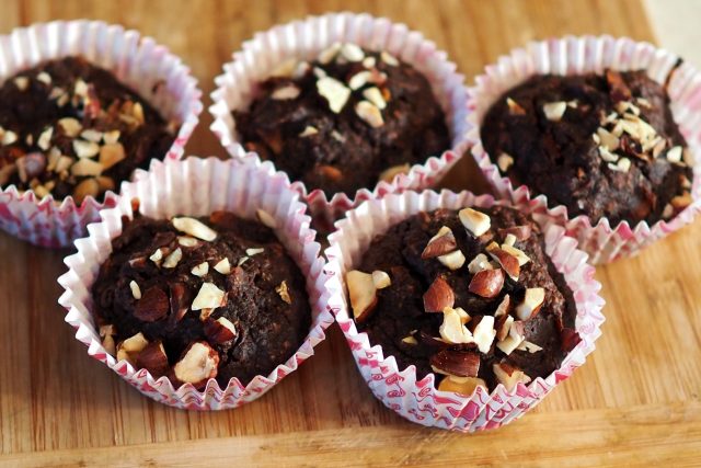 Muffiny s čokoládou a oříšky | foto: Dáša Kubíková,  Český rozhlas