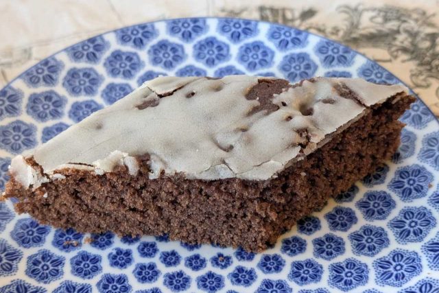 Kakaový koláč s citrónovou polevou | foto: Dáša Kubíková,  Český rozhlas