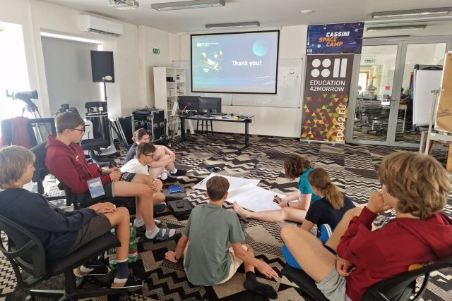 Space camp v Náměšti nad Oslavou | foto: Tereza Pešoutová,  Český rozhlas