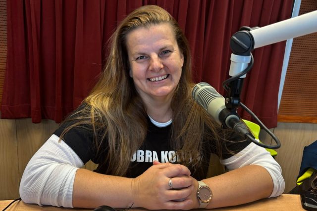 Herečka Lenka Schreiberová | foto: Hela Dvořáková,  Český rozhlas