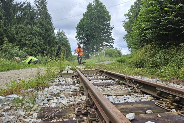 Údržba jindřichohradecké úzkokolejky | foto: Veronika Bartes Vohralíková,  Český rozhlas