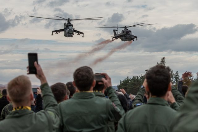 Vrtulníky Mi-24 | foto: Armáda ČR