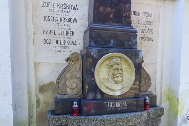 Titus Krška,  hrob | foto: Irena Šarounová,  Český rozhlas