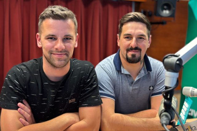 Michal Poulíček a Dominik Srp | foto: Hela Dvořáková,  Český rozhlas