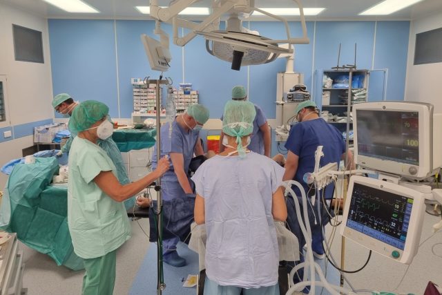 Nemocnice Třebíč,  operační sál | foto: Daniela Brychtová,  Český rozhlas Vysočina