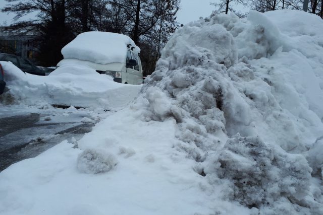 Hromady sněhu,  Žďár nad Sázavou | foto: Milan Soldán,  Český rozhlas