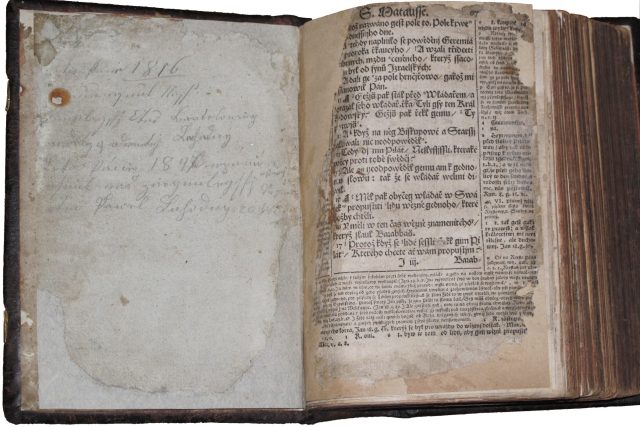 Bible,  Velká Lhota | foto: Archiv Milady Čermákové