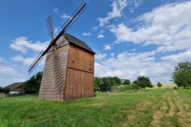 Větrný mlýn ve Velkých Těšanech na Kroměřížsku | foto: Roman Verner,  Český rozhlas