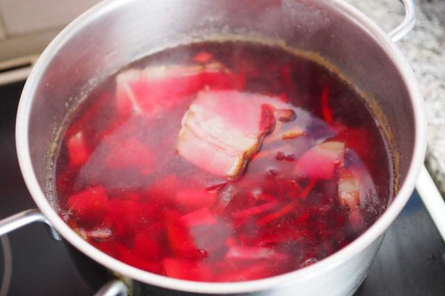 Polská polévka z červené řepy | foto: Dáša Kubíková,  Český rozhlas